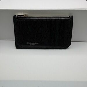Saint Laurent Black Multi Card Holder